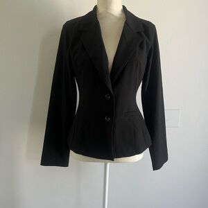 Elegant Black Women's Suit Jacket